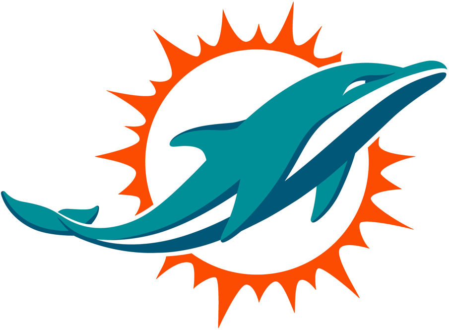 Miami Dolphins 2018-Pres Primary Logo iron on paper